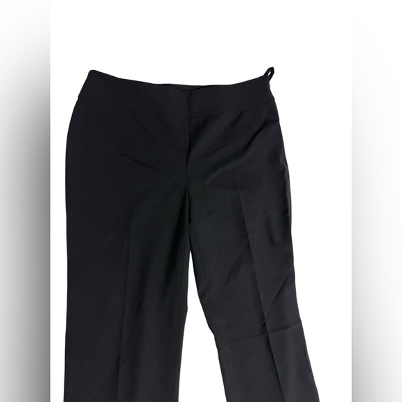 Lafayette 148 Virgin Wool Blend Elegant Black Women's Straight Leg Pants Sz 4 - Picture 3 of 9